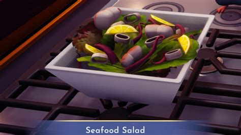 how do you make seafood salad in dreamlight valley|How To Make Seafood Salad In Disney Dreamlight。